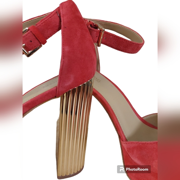 Michael Kors New Red Paloma Platform Heel Size 10 HOST PICK! - Picture 6 of 6